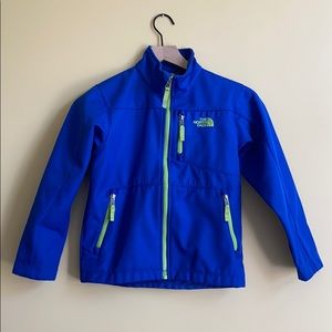The North Face Boys Blue ZIp Jacket Coat